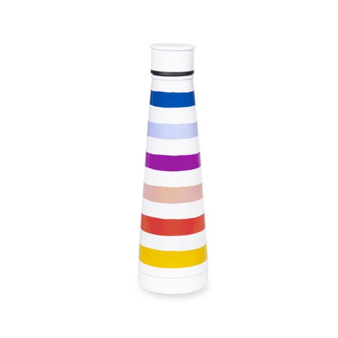 Kate Spade Water Bottle, Candy Stripe