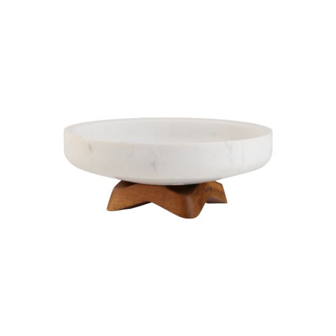 Nambe Chevron Fruit Bowl