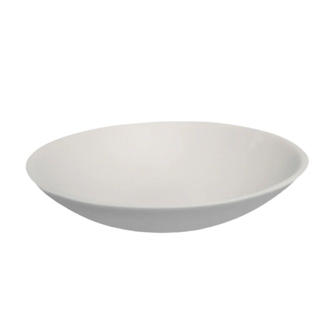 Nashi Large Everyday Bowl, Solid White