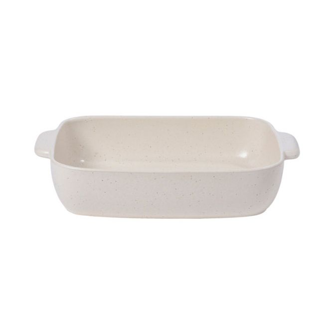 Casafina Pacifica Medium 16" Rectangular Baker, Vanilla