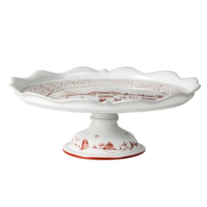 Juliska Country Estate Cake Stand, Winter Frolic