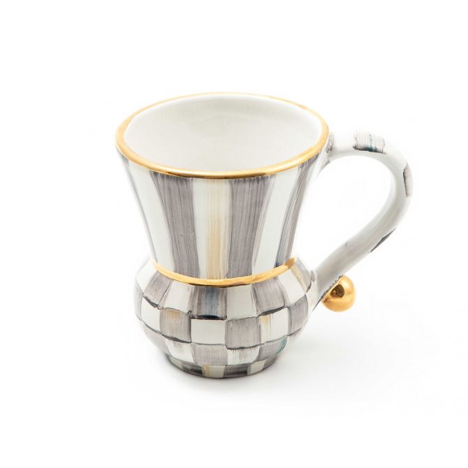 MacKenzie-Childs Sterling Check Mug