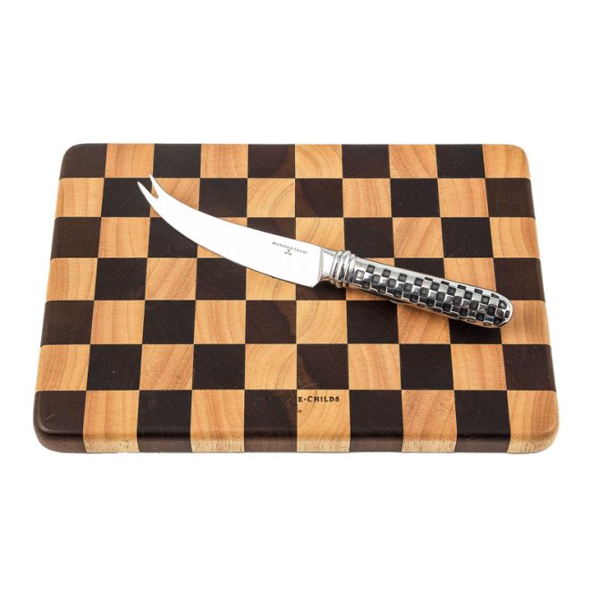 MacKenzie-Childs Check Cheese Board Set