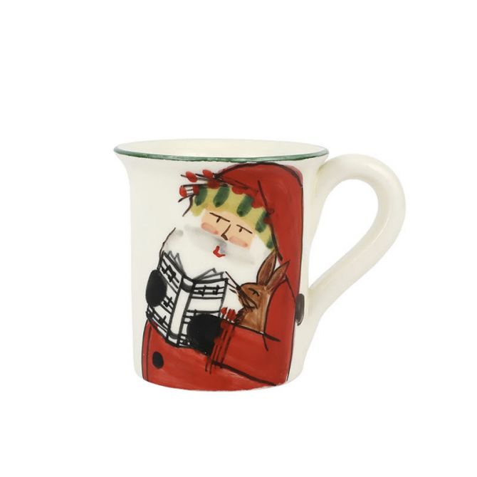 Vietri Old St. Nick Mug, Limited Edition 2023