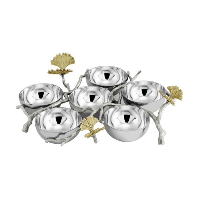 Michael Aram Butterfly Ginkgo Luxe Seder Plate