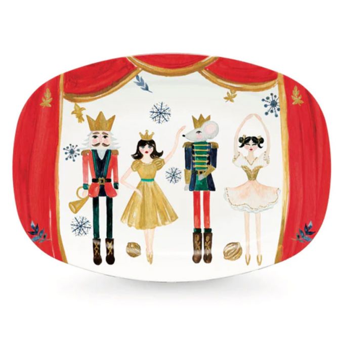 Mariposa Nutcracker Platter