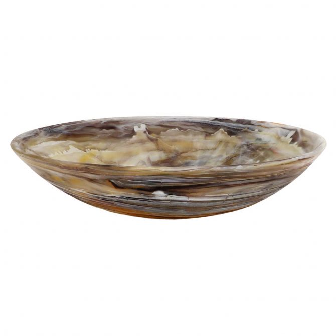 Nashi Medium Everyday Bowl, Mocha Swirl