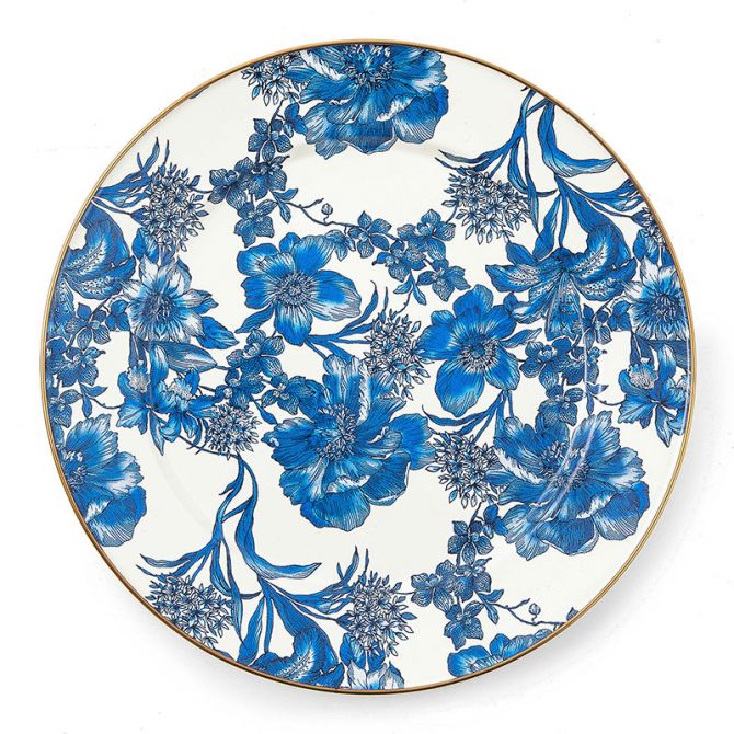 MacKenzie-Childs Royal English Garden Enamel Charger