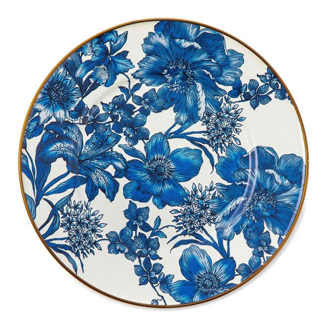 MacKenzie-Childs Royal English Garden Enamel Salad Plate