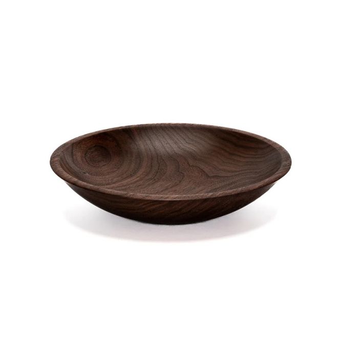 Andrew Pearce Basin 9" Low Bowl, Walnut