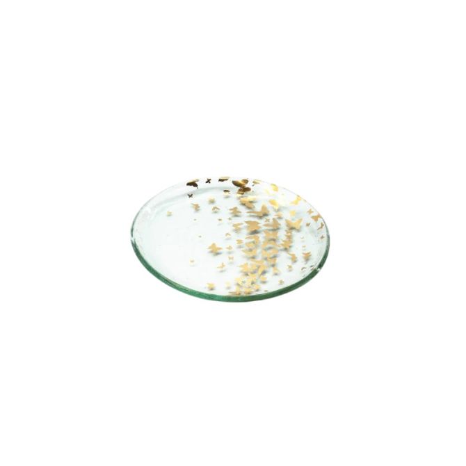 Annieglass Butterfly Appetizer Plate