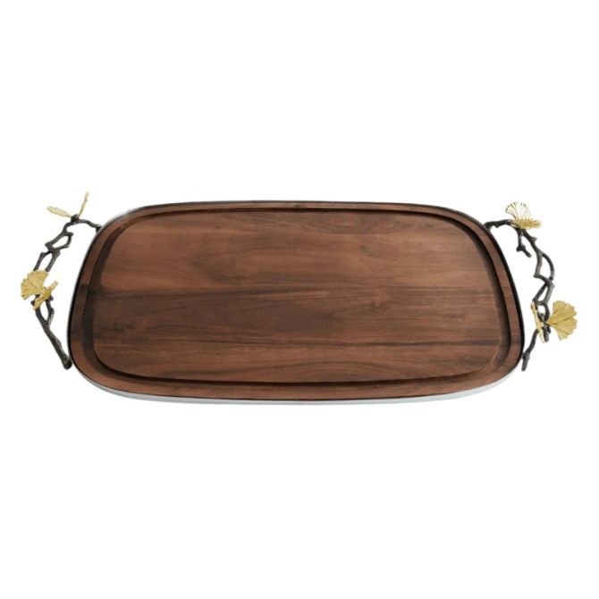 Michael Aram Butterfly Ginkgo Bread Board