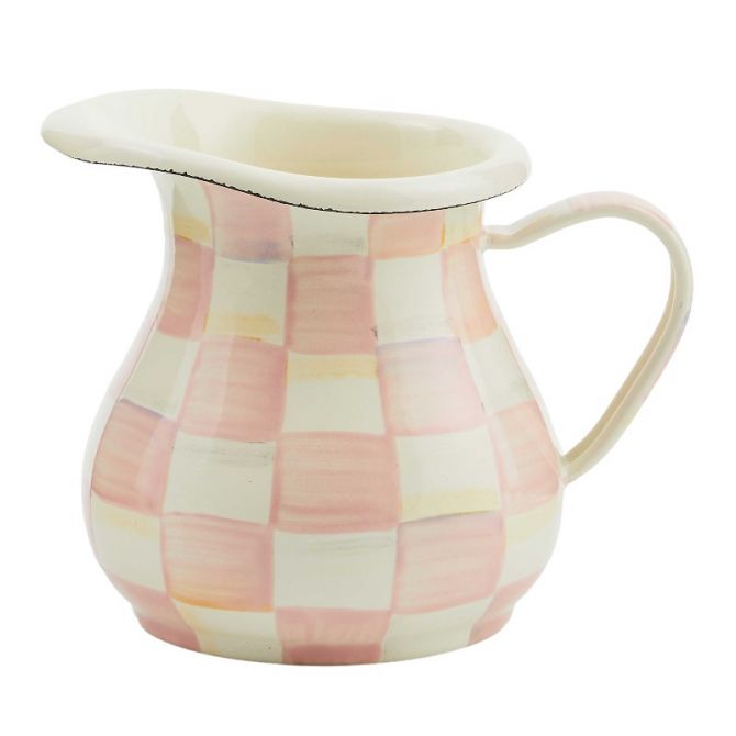 MacKenzie-Childs Rosy Check Creamer