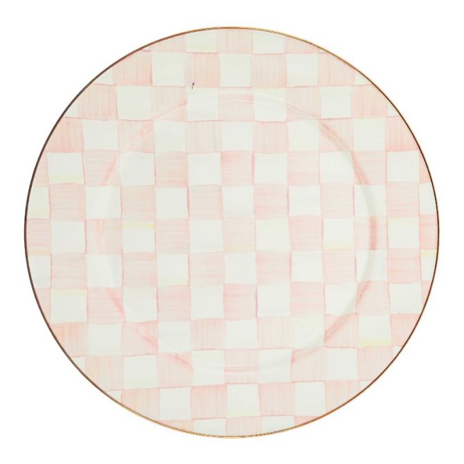 MacKenzie-Childs Rosy Check Serving Platter