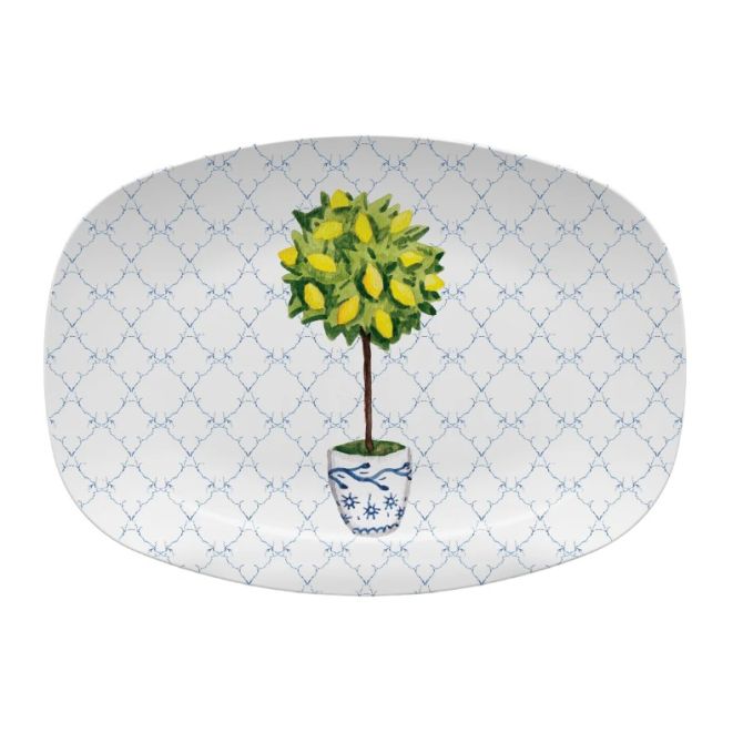 Mariposa Lemon Topiary Platter