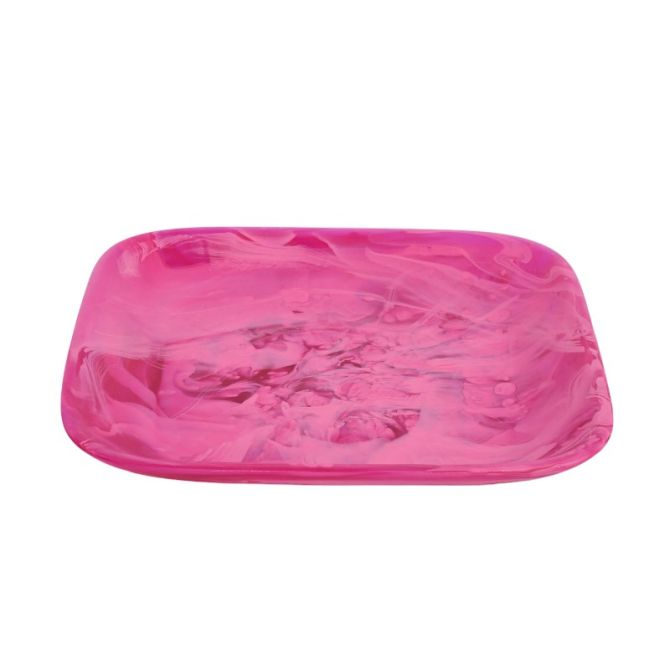 Nashi Large Classic Square Tray, Magenta