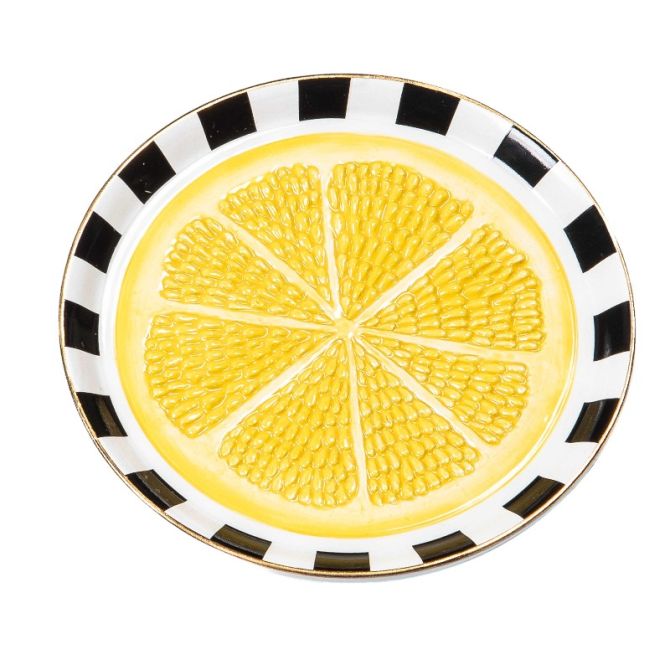 MacKenzie-Childs Lemon Trinket Dish