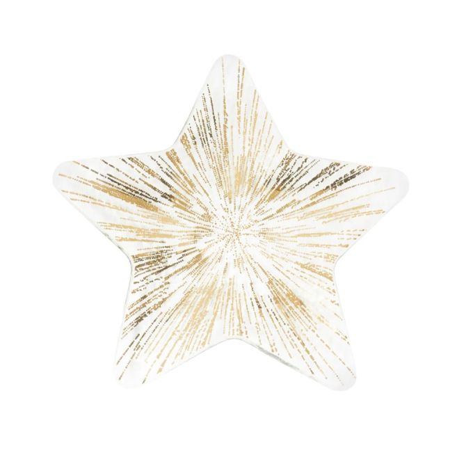 Annieglass Starburst Gold Star