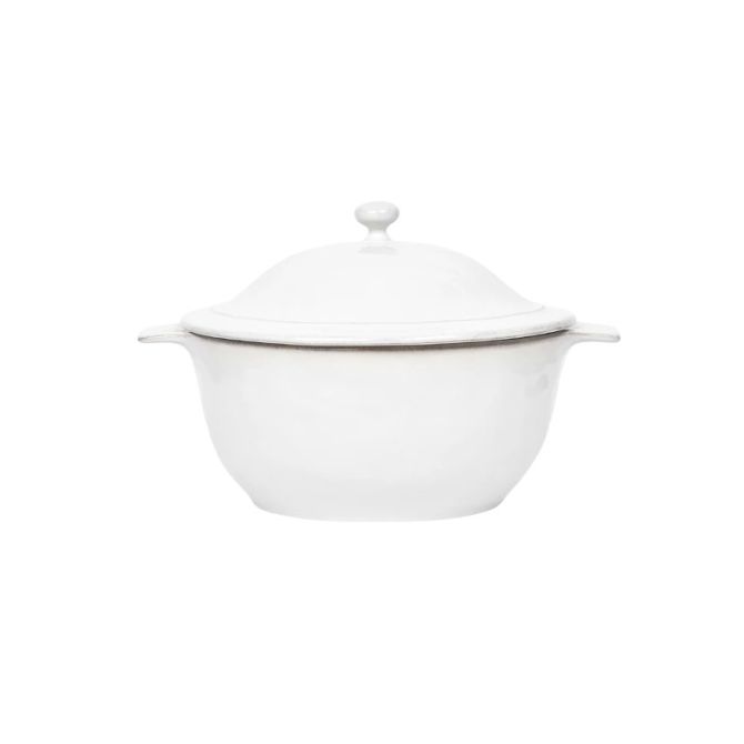 Juliska Puro Mini Cocotte with Lid, Whitewash