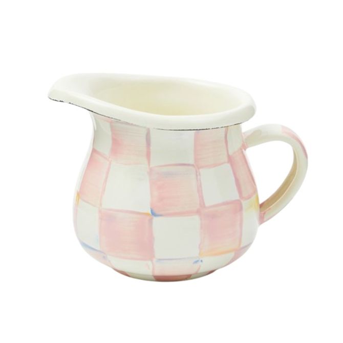 MacKenzie-Childs Rosy Check Little Creamer