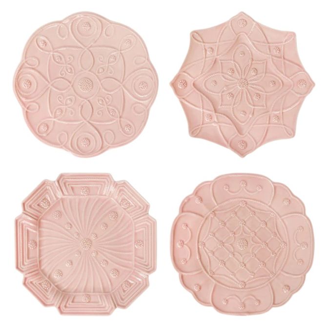 Juliska Jardins Du Monde Salad Plates, Blush