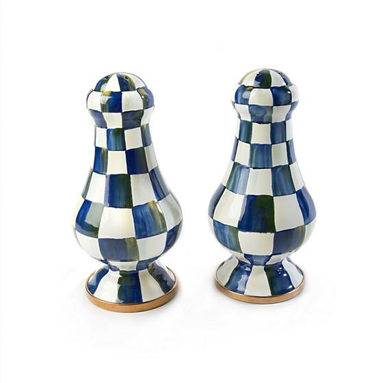 MacKenzie-Childs  Courtly Check Large Salt & Pepper Shakers