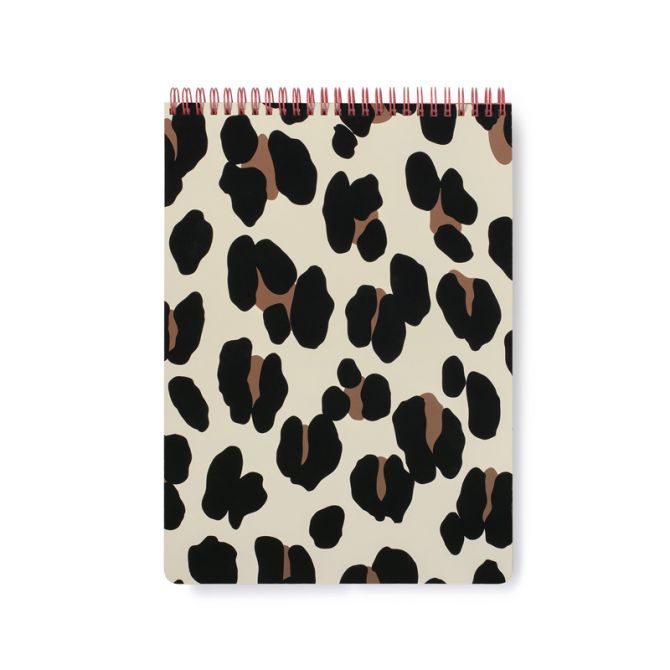 Kate Spade Top-Spiral Notebook, Forest Feline | Borsheims