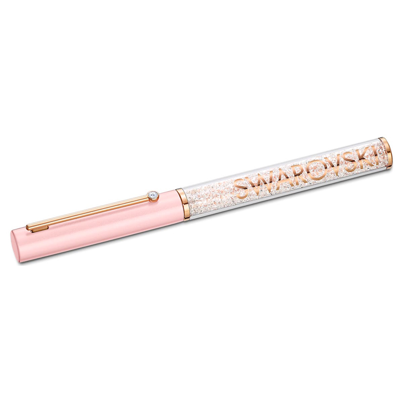 Swarovski Gloss 5568756 | Light Crystalline Rose Tone and Pen, Ballpoint Gold | Borsheims Pink