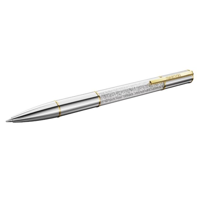 Swarovski Crystalline Lustre Ballpoint Pen, Silver and Mixed Metal Tone Plated