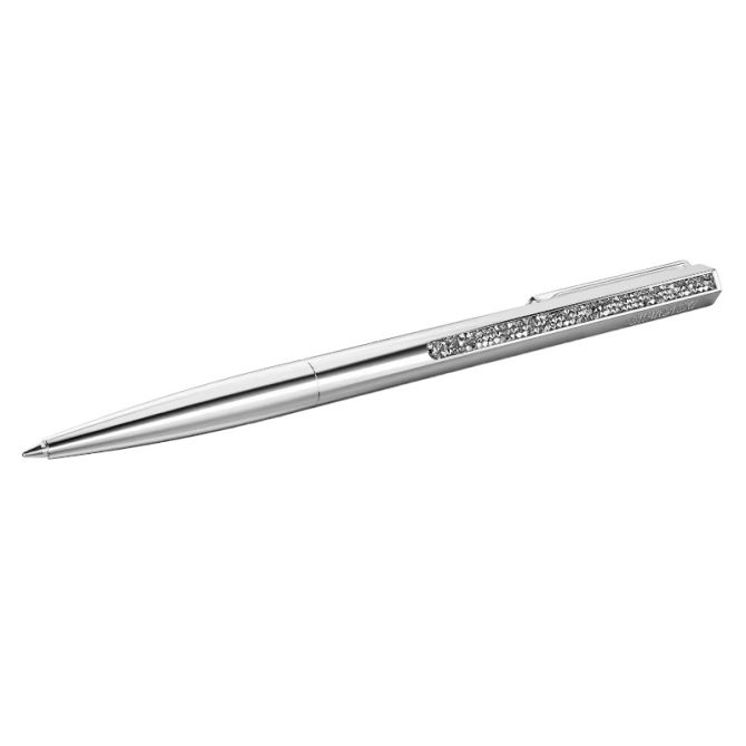 Swarovski Crystal Shimmer Ballpoint Pen, Silver and Chrome Plated