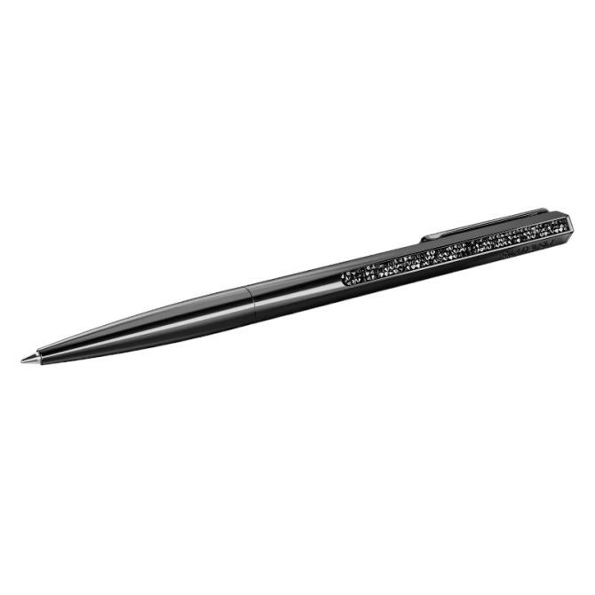 Swarovski Crystal Shimmer Ballpoint Pen, Black and Black Lacquered