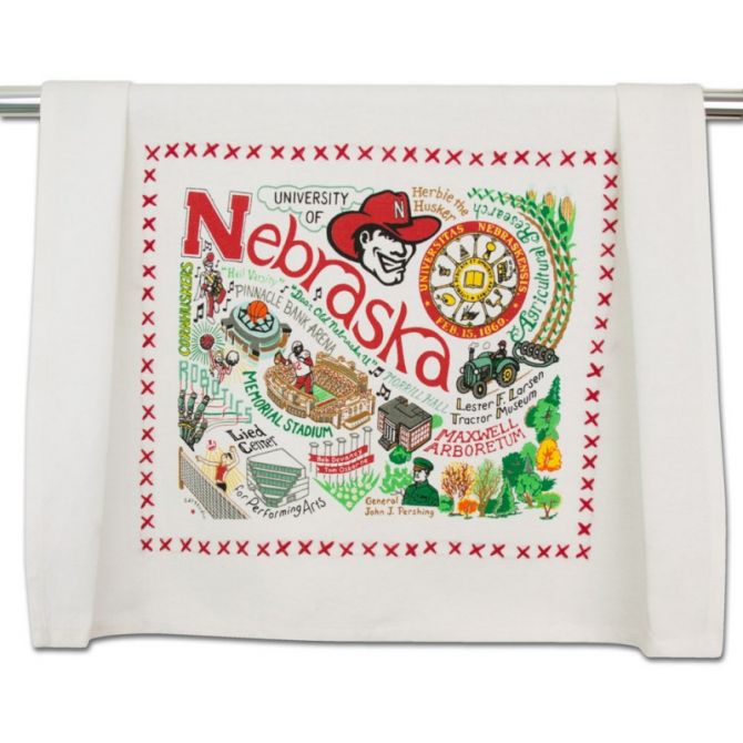 University of Nebraska Dish Towel