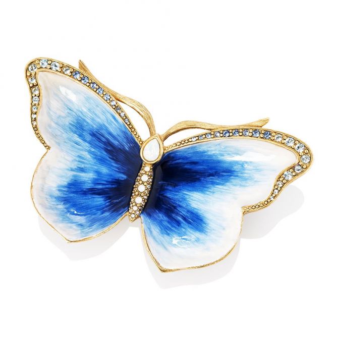 Jay Strongwater Juliet Butterfly Trinket Tray