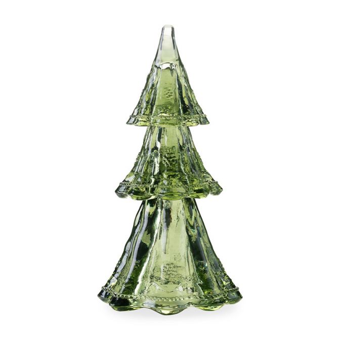 Juliska Berry and Thread Green Stackable Tree High Tower, set of 3