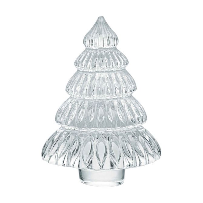 BACCARAT CRYSTAL, Enchanting Fir Christmas Tree Crystal Ornament — Clear