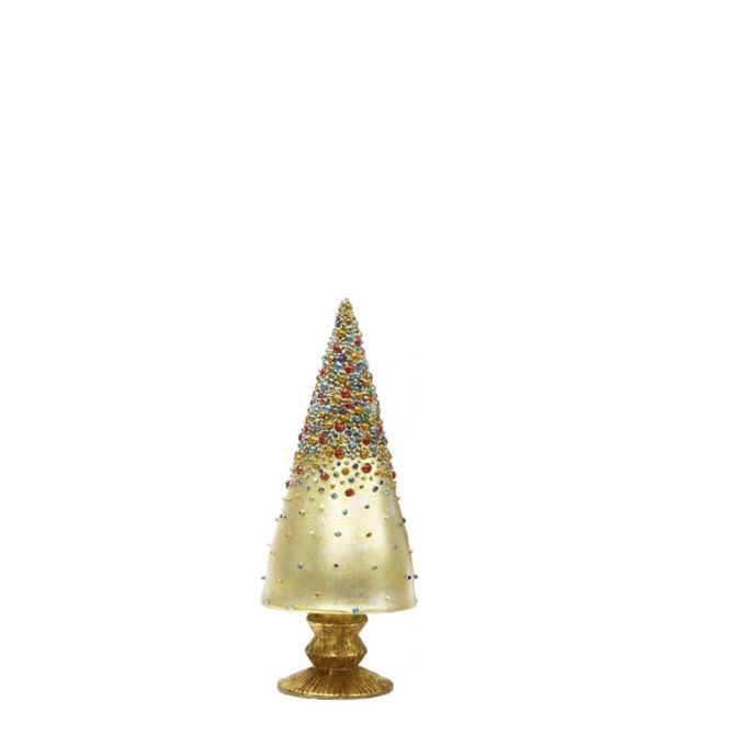 Bedazzled Cone Tree, 9"