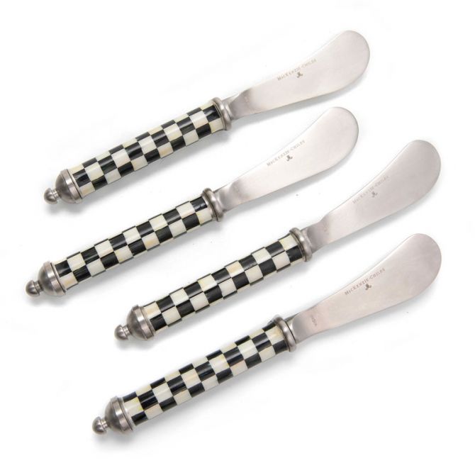 MacKenzie-Childs Supper Club Spreaders Set, Courtly Check