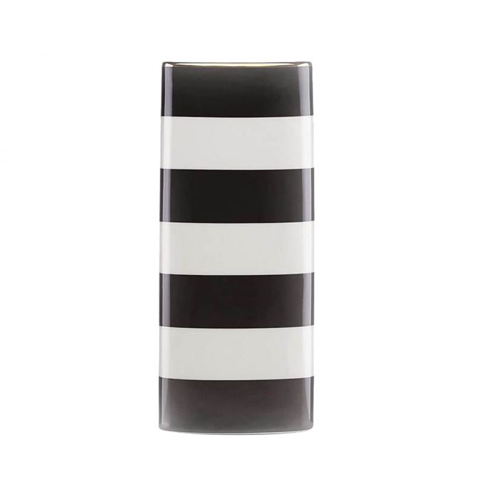 Kate Spade Everdone Lane Black Stripe Vase | Borsheims