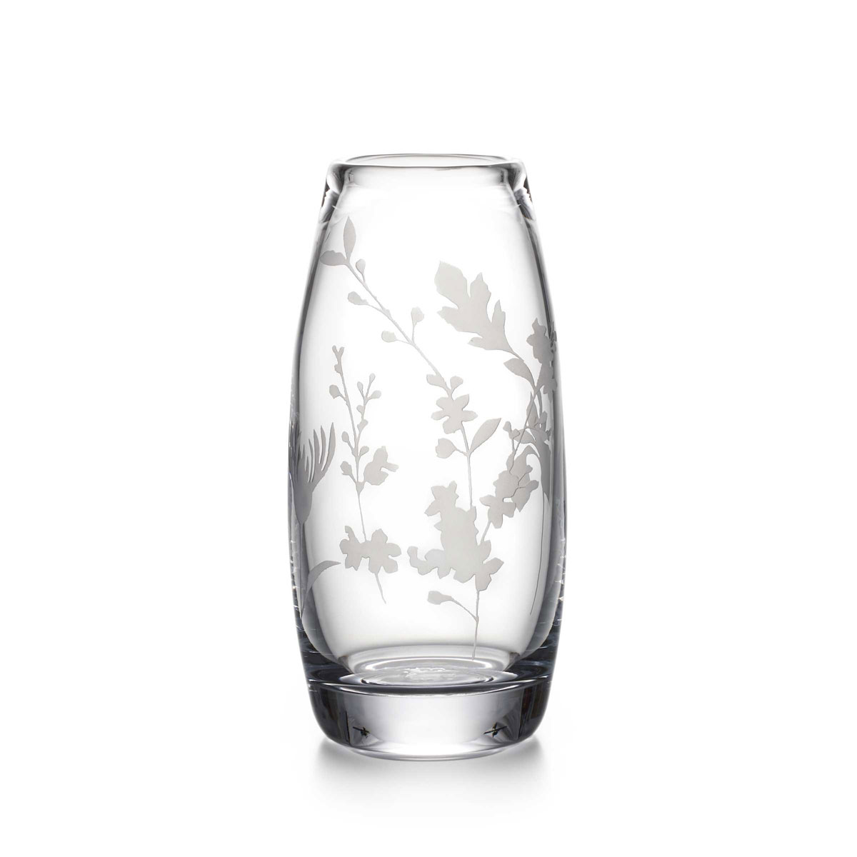 Simon Pearce Engraved Floral Addison Vase | Borsheims