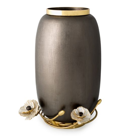 Michael Aram Polished Aluminum Bark Vase Borsheims