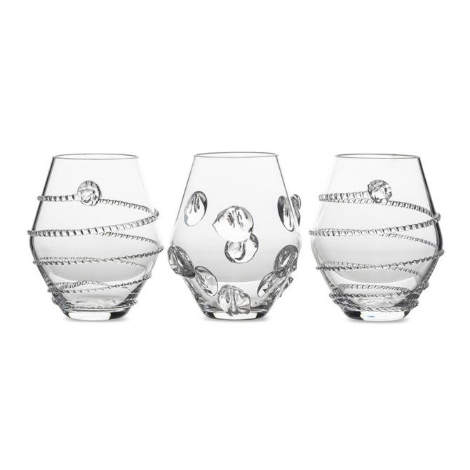 Juliska Mini Clear Vase, Assorted Set of 3