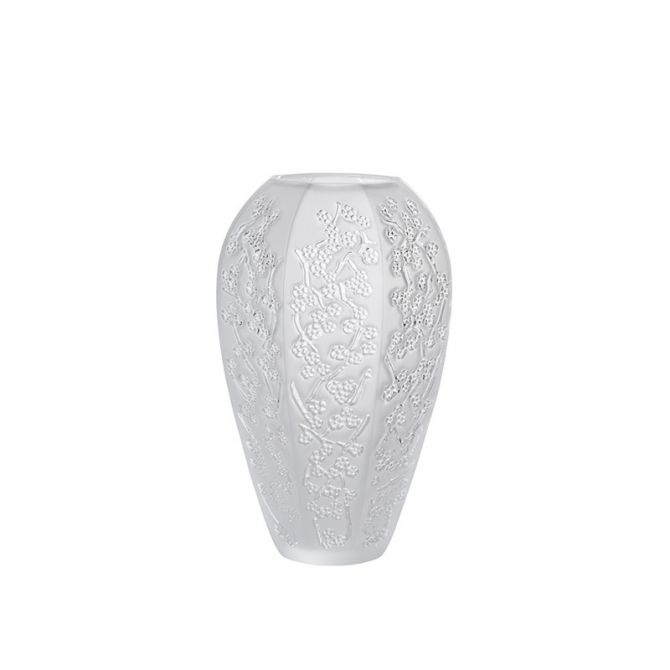 Lalique Sakura Vase, Large