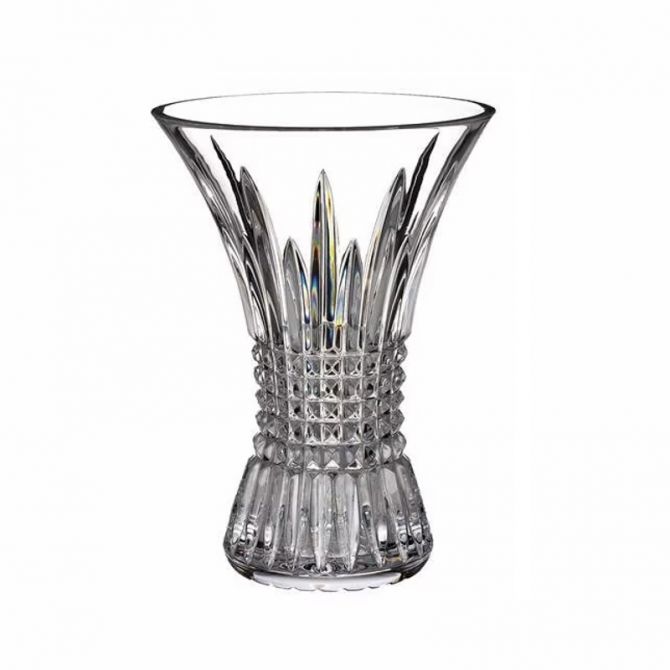 Waterford Lismore Diamond Vase, 8"