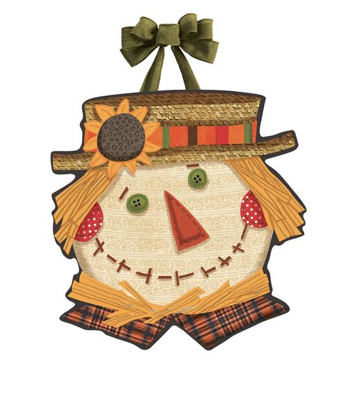 Studio M Scarecrow Smile Door Decor | DD1762 | Borsheims