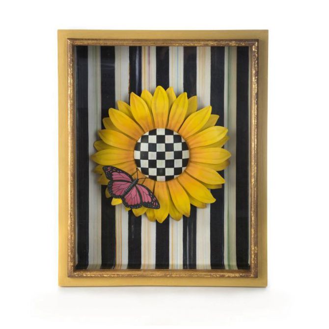 MacKenzie-Childs Sunflower Shadow Box