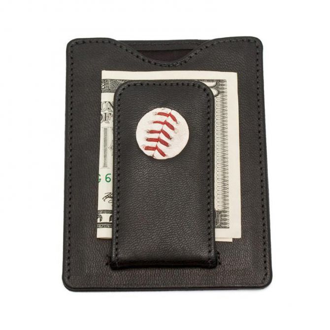 Tokens & Icons Kansas City Royals Game Baseball Money Clip Wallet