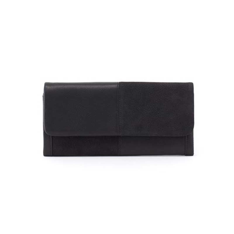 Hobo Wonder Wristlet Wallet, Black | NU-81009BLK | Borsheims