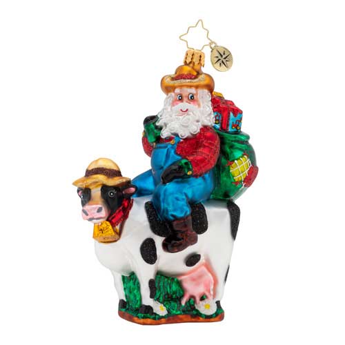 Christopher Radko Farmer Nick Christmas Ornament | 1019785 | Borsheims