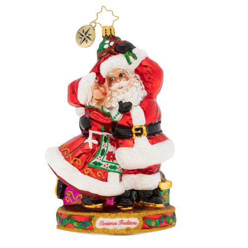 Christohper Radko Dane The Night Away Christmas Ornament 