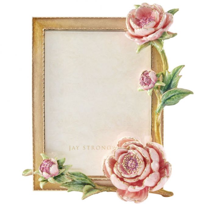 Jay Strongwater Cindy Peony Frame, 5x7